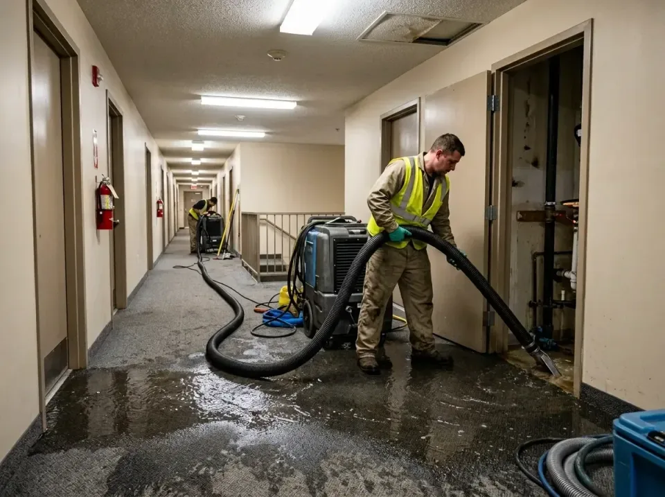 multi-unit-apartment-hallway-f-005 — frequently asked questions, Emergency Burst Pipe Water Extraction & Removal in Noroton…